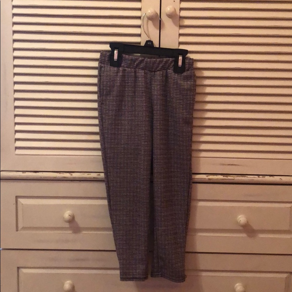 Girls Houndstooth Pants